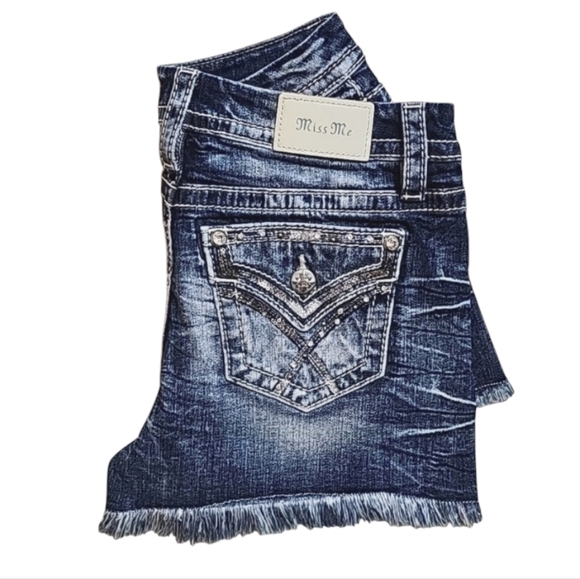 Miss Me LA Curvy Shorts. Women's Size: Waist 27x02.5 Inseam. - Picture 3 of 11